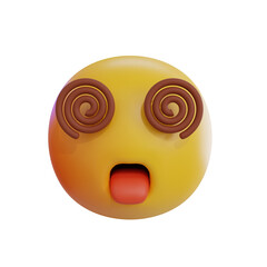 Dizzy 3D Emoji