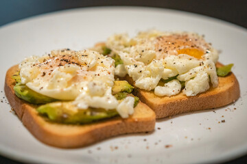 eggs and toast