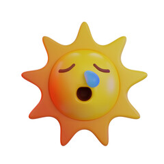Sun Stress 3D Emoji