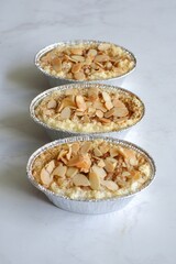 klappertaart in white background 