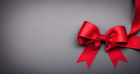 red bow ribbon, background, illustration, Generative AI