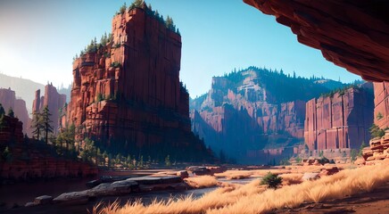 sunset over the grand canyon