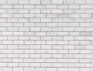 Bricks wall for abstract white brick background and texture.