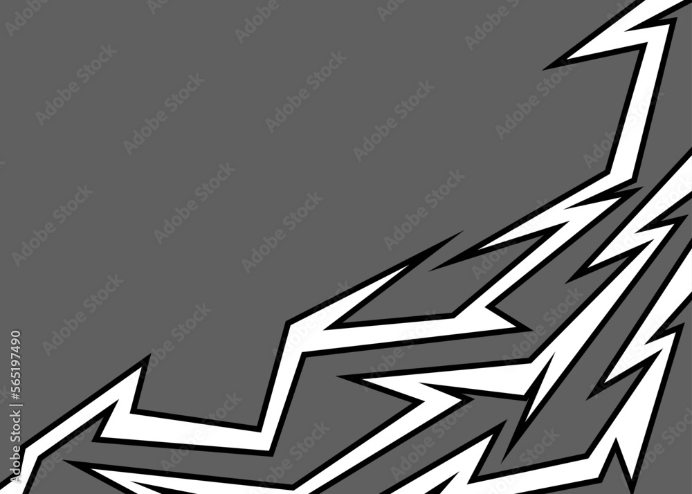 Poster abstract background with lightning and arrow line pattern and with some copy space area