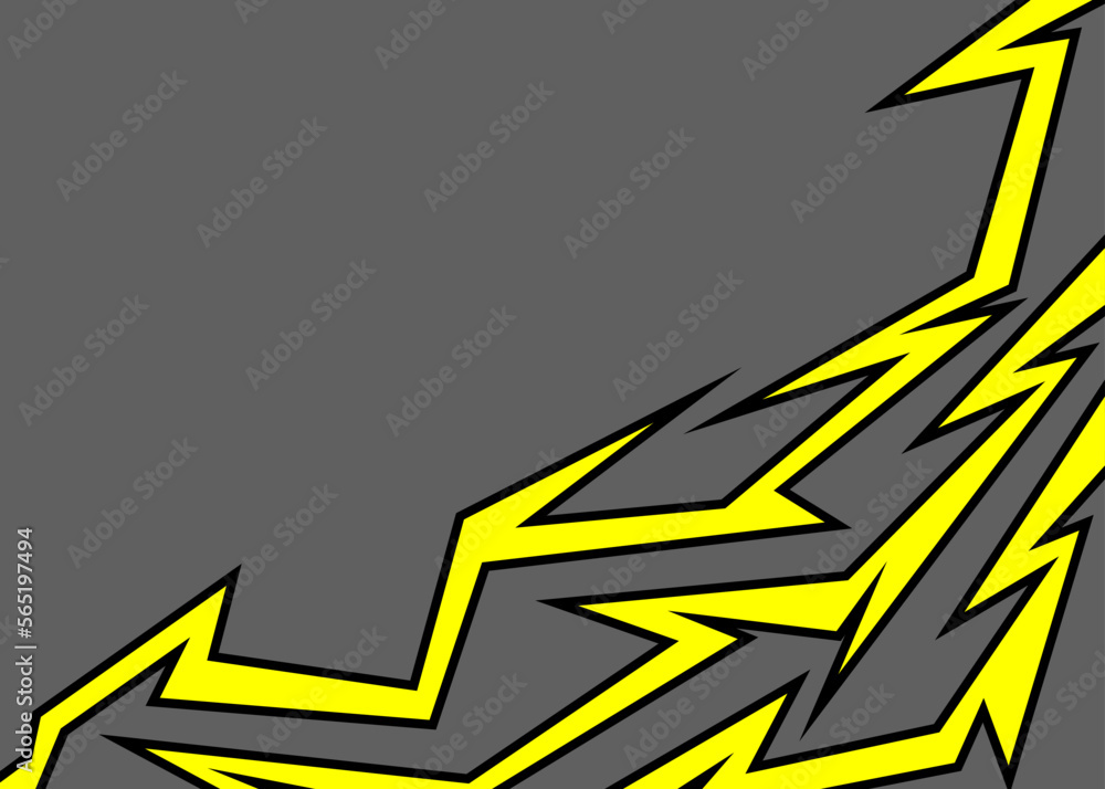Poster abstract background with lightning and arrow line pattern and with some copy space area