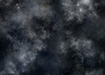 暗くて怪しい宇宙の背景イラスト