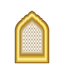 arabic window frame