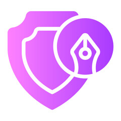 shield gradient icon