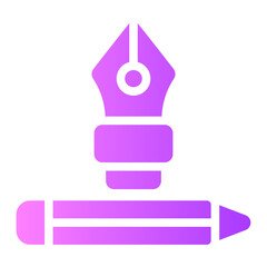 writing gradient icon