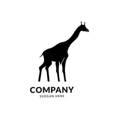 giraffe silhouette illustration