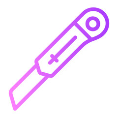 cutter gradient icon