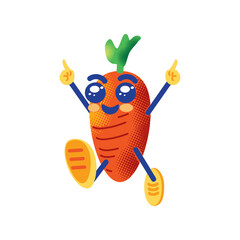 kawaii carrot healthy food