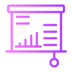 presentation gradient icon