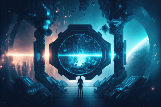 Futuristic Tech Background 