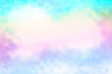 Beautiful blurred background, rainbow color or multi-color combination, abstract pattern for festive website composition.