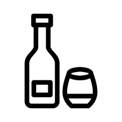 alcohol icon or logo isolated sign symbol vector illustration - high quality black style vector icons