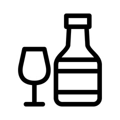 alcohol icon or logo isolated sign symbol vector illustration - high quality black style vector icons