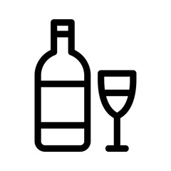 alcohol icon or logo isolated sign symbol vector illustration - high quality black style vector icons