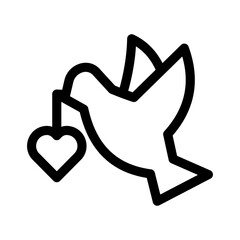 bird icon or logo isolated sign symbol vector illustration - high quality black style vector icons