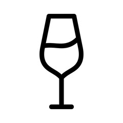 champagne glasses icon or logo isolated sign symbol vector illustration - high quality black style vector icons