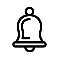 church bell icon or logo isolated sign symbol vector illustration - high quality black style vector icons