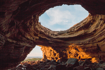 natural rock formation