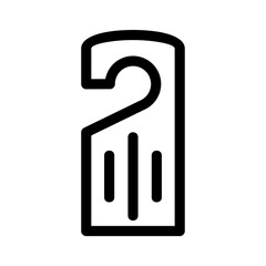 do not disturb icon or logo isolated sign symbol vector illustration - high quality black style vector icons
