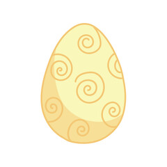 yellow egg easter icon