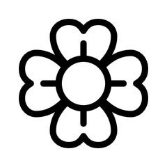 Fototapeta premium flower icon or logo isolated sign symbol vector illustration - high quality black style vector icons