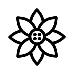 Obraz premium flower icon or logo isolated sign symbol vector illustration - high quality black style vector icons