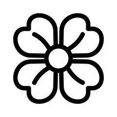 Obraz premium flower icon or logo isolated sign symbol vector illustration - high quality black style vector icons