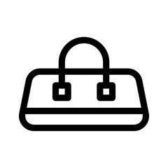 bag icon or logo isolated sign symbol vector illustration - high quality black style vector icons