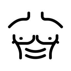 bodybuilding icon or logo isolated sign symbol vector illustration - high quality black style vector icons