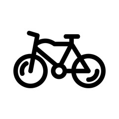 cycling icon or logo isolated sign symbol vector illustration - high quality black style vector icons