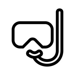 diving icon or logo isolated sign symbol vector illustration - high quality black style vector icons