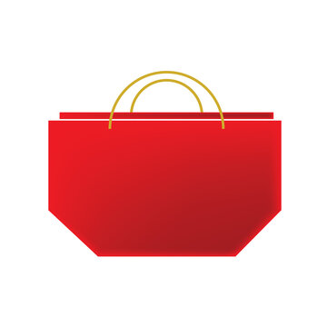 red shopping bag