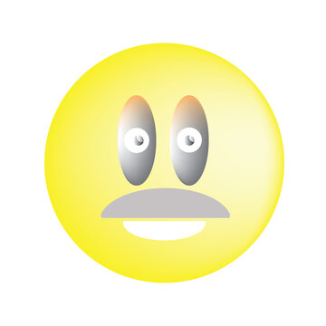 smiley face with egg