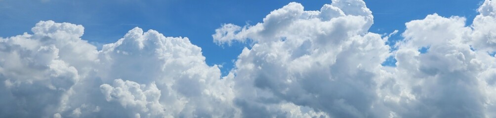 Panoramic view of blue sky and clouds