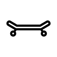 skateboard icon or logo isolated sign symbol vector illustration - high quality black style vector icons