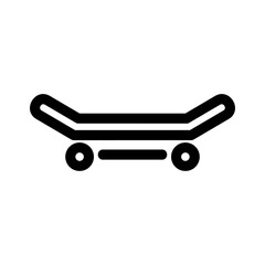 skateboard icon or logo isolated sign symbol vector illustration - high quality black style vector icons