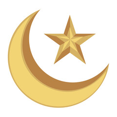 ramadan crescent moon and star