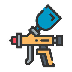 spray paint line icon