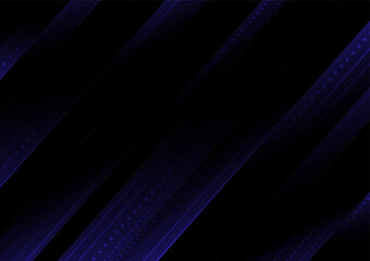 Modern styles blue line gradient abstract on dark background