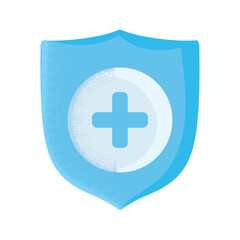 Fototapeta premium medicine shield sign