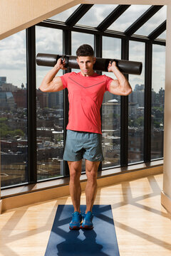 Athlete working out with Vipr