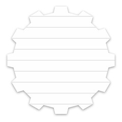 Fototapeta premium Paper sheet frames with shadows