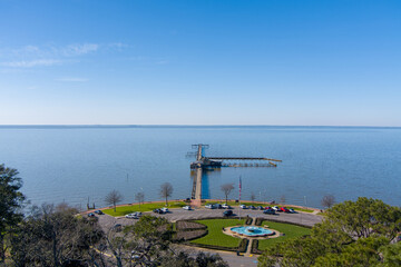 View from the pier in Fairhope, Alabama 