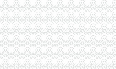 Skull pattern background