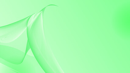 A green abstract minimal gradient wavy background.