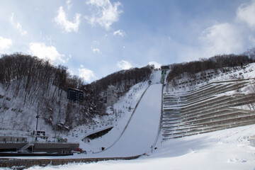 スキージャンプ台